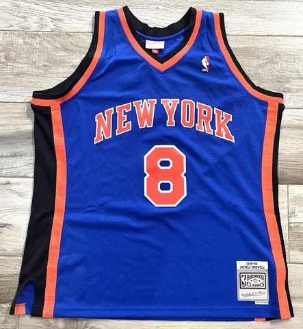 MITCHELL & NESS HARDWOOD CLASSICS LATRELL SPREWELL NEW YORK KNICKS JERSEY sz XL Cover