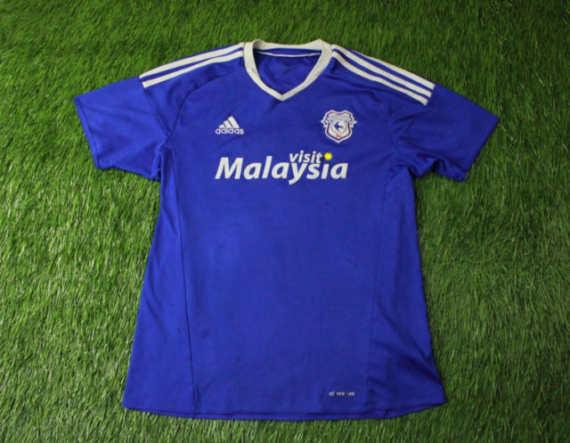 Cardiff City FC 20/21 Third Replica Blank Jersey Adidas Men's Orange NWT