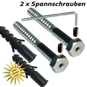 2 tornillos de sujeción de cable para cable de acero inoxidable embalaje original, nuevo toldo de sujeción de cuerda - Imagen 1 de 4