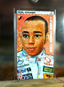 2007 Rookie RC Lewis Hamilton Sticker Refractor Formula F1 #9B Yellow Back - Picture 1 of 10