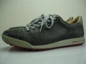 ECCO Men's 11 11.5 sz 45 Street Biom Hydromax Waterproof Golf Shoes Gray Leather - Picture 1 of 13