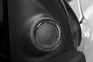 Door Speaker Ring Side Cover Trim For 2014-2021 Jeep Grand Cherokee ABS Fiber - Picture 1 of 2