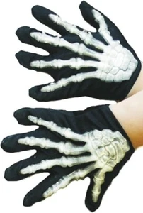 Halloween Childs Skeleton Gloves - Picture 1 of 1
