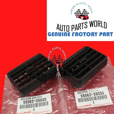 NUEVO GENUINO TOYOTA 1996-2002 4RUNNER TABLERO CENTRAL JUEGO DE VENTILACIÓN DE AIRE DE 2 X 55063-35030 Foto 1 de 4