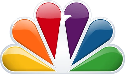 NBC network logo sticker television weatherproof bumper vinyl decal
