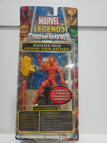 Marvel Legends Toybiz 2006 Showdown Human Torch Booster Pack Cover