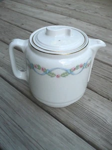 Vintage Hall's Hall China Kitchenware Wildfire Radiance Pitcher Coffee Pot w Lid - Picture 1 of 5
