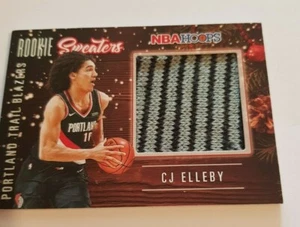 2020/21 Panini Hoops -'CJ Elleby - Trailblazers' - Rookie Sweater Card - Picture 1 of 3