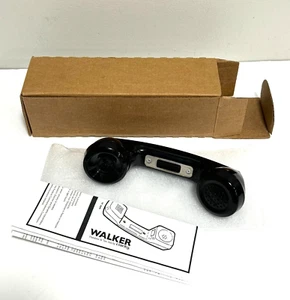 WALKER PTS-500-6M HEARING AID COMPATIBLE PUSH TO TALK HANDSET-BLACK - Picture 1 of 4