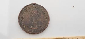 ISAAC EARLYSMAN SPARROW BALLOON FLIGHT JUNE 23rd 1823 MEDALLION - Picture 1 of 6