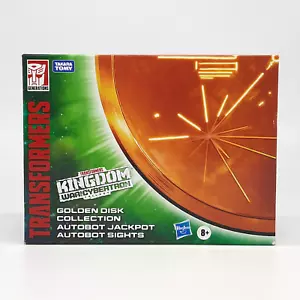 Transformers Golden Disk Jackpot & Sights War for Cybertron Kingdom New Takara - Picture 1 of 4