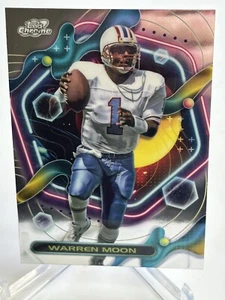 Warren Moon 2023 Topps Composite Chrome Cosmic #271 Houston Oilers - Picture 1 of 2