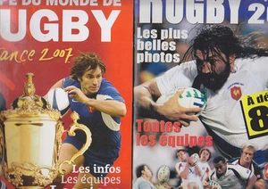 C1 RUGBY Weltmeisterschaft 2007 Paris SET MIT 2 Zeitschriften OFFIZIELLES MAGAZIN  - Bild 1 von 1