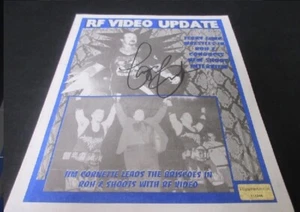 terry funk signed wrestling magazine nwa champion WWE WCW ECW EXACT PROOF COA - Picture 1 of 3