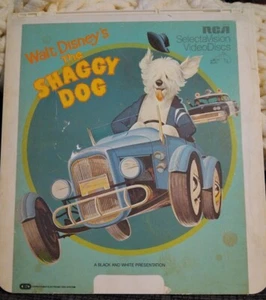 GUC The Shaggy Dog - Disney - CED Video disc UNTESTED - Picture 1 of 5