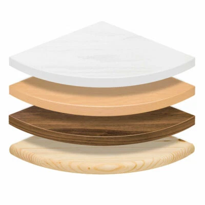 Eckregal | Wandregal Holz | Holzregal | Regal DESIGN | 4 Dekore - 2 Größen  - Bild 1 von 4