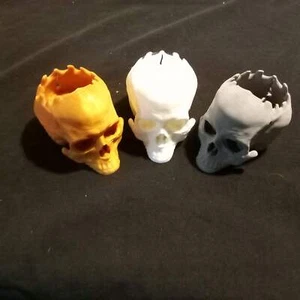 3D gedruckter Totenkopf Teelichthalter - Bild 1 von 9
