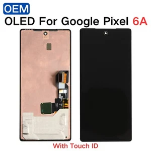 OEM OLED For Google Pixel 6A Display LCD TouchScreen Digitizer Black Replacement - Picture 1 of 7