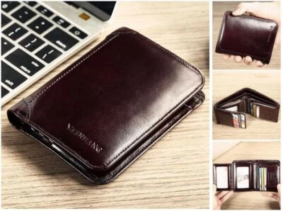 Smart Elite modische kurze Leder-Geldbörse für Herren oberste Schicht - Bild 1 von 4