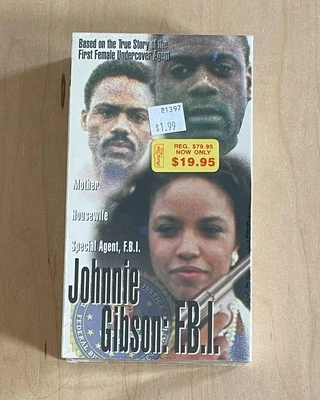 JOHNNIE GIBSON FBI (1986) Sealed VHS Xenon TV Movie Lynn Whitfield Crime Action - Image 1 of 4
