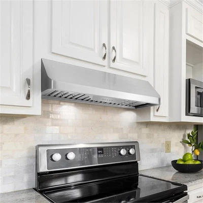 Cosmo COS-QB90 36 in. 500 CFM Ducted Under Cabinet Range Hood in Stainless Steel - Image 1 of 4