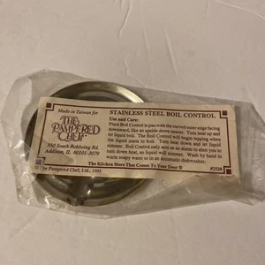 The Pampered Chef Stainless Steel Boil Control #2520 New Dishwasher Safe - Picture 1 of 2