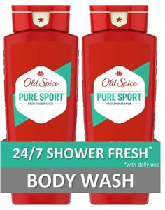 Jabón corporal refrescante para hombres, alta resistencia, deporte puro, 24 oz (paquete de 2) - Imagen 1 de 7