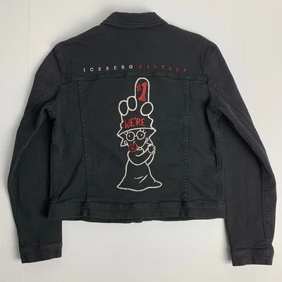 Vintage Iceberg History Maggie Simpson 90’s Denim Jacket Women Size 44 M/L - Image 1 of 4