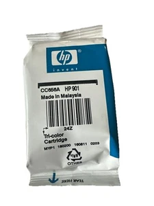 HP 901 Tricolor Ink Cartridge Sealed Officejet Printer - Picture 1 of 4