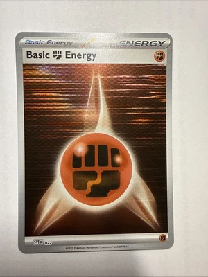 Fighting Energy - (Horizontal Holo) Black Bolt Pokemon TCG Card 22-MINT - Image 1 of 2