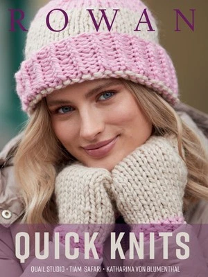 Rowan Quick Knits Knitting Pattern Book for Chunky and Super Chunky Yarn - Image 1 of 4