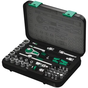 WERA 05003533001 Zyklop Metric 1/4" Drive Speed Ratchet 42 Piece Set - Picture 1 of 2