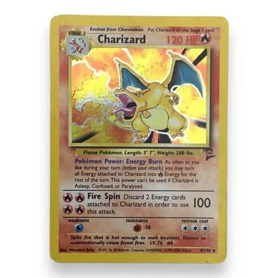 Charizard (4/130) Holographic Pokemon Card - Image 1 of 2