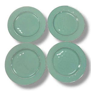 Pier 1 Martillo Juego de 4 platos de cena de gres martillado como nuevo 10 3/4” (LEER) - Imagen 1 de 12