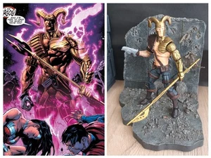 3.75" 1:18 Custom Action Figure Magog Superman Enemy DC Comics Marvel Universe - Picture 1 of 7