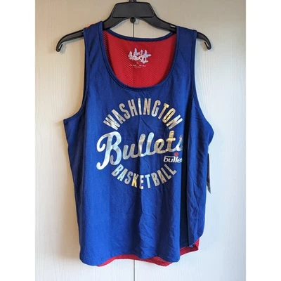 Camiseta deportiva para mujer Touch by Alyssa Milano Washington Bullets roja azul talla XL Foto 1 de 4