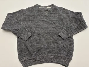 Herren Dubble Works Tsuriami Loopwheeled Pullover Weathered Charcoal Gr. XXL Vintage  - Bild 1 von 5