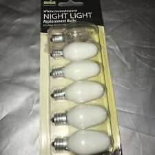 Meridian 13211 C7 Soft White Incandescent Night Light Bulb, 5 Pack/ Val 1