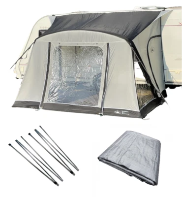 Sunncamp Swift Dash Air 325 SC Inflatable Awning, Groundsheet & Rear Pad Poles - Image 1 of 4