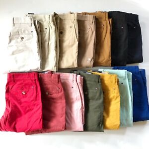 NWT Tommy Hilfiger Men's TH Flex Stretch Slim Fit Chino Pants 16 Colors All Size