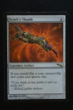 Magic The Gathering MTG KRARK'S THUMB Mirrodin LP Lightly Played
