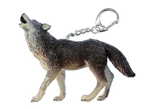 Wolf Keychain Miniblings Key Ring Dog Werewolf Wolfhound Wild Animal - Picture 1 of 4