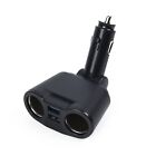 Portable Car Adapter with Dual USB Ports for Efficient Charging Anywhere