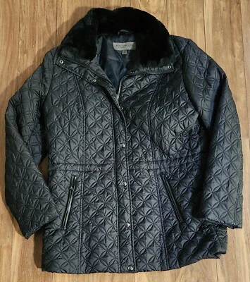 Chaqueta para mujer Marc New York talla grande cremallera completa capucha desmontable (falta capucha) Foto 1 de 4