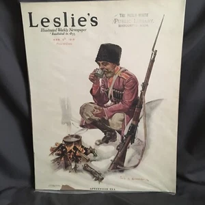 Leslie’s Illustrated Weekly Newspaper March 9th 1916 Cover Only Afternoon Tea - Picture 1 of 8