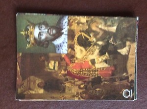 ca8 postcard trade card shell great britons king alfred the great 