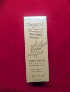 Veganic Hair Growth Oil Vegan Formula Scalp Treatment 30ml - Picture 1 of 2