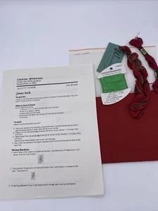Chottie Anderson Needlepoint Kit XMAS SOCK Thread Canvas Instructions Backing - Picture 1 of 3