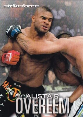 Tarjeta de novato Alistair Overeem 2012 Topps UFC Knockout StrikeForce #7 RC Pride FC Foto 1 de 4