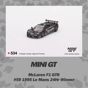 MINI GT 1:64 F1 GTR #59 1995 Le Mans 24Hr Winner Model Car - Picture 1 of 6